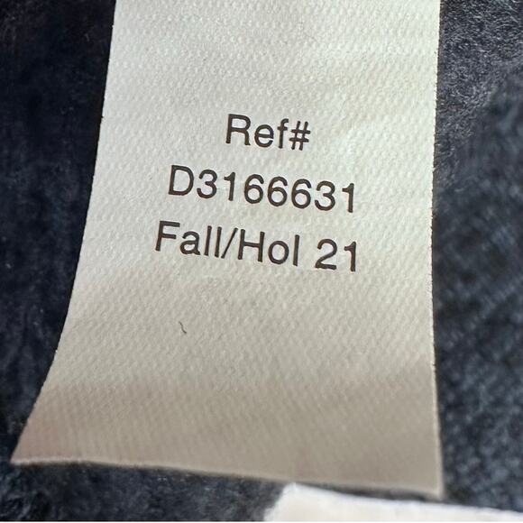 Eddie Bauer xl Men Sweatshirt pullover 1/4 snap mock neck fleece navy blue layer - Picture 8 of 8